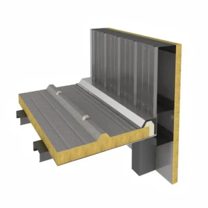 Panel sándwich metálico impermeable con aislamiento térmico para tejados