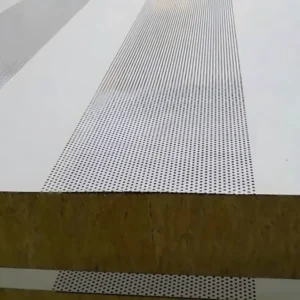Perforated Rockwool Acoustic Wall Panel
