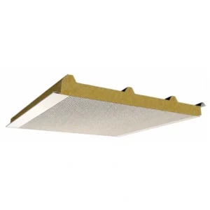 Rock Wool Insulated Acoustic Roof Panels