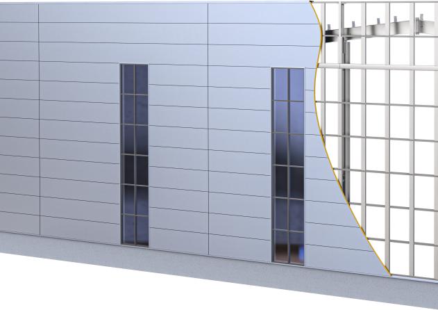 Horizontal Installation Scheme for Wall Sandwich Panels​