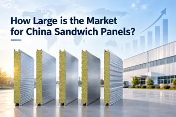 How large is the market for China sandwich panels