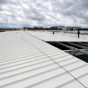 Insulated metal roof panel installation