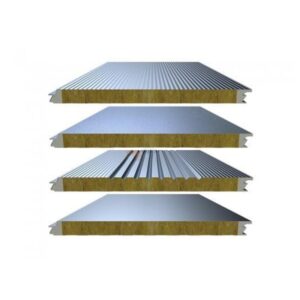 PU+Rock Wool Sandwich Wall Panel