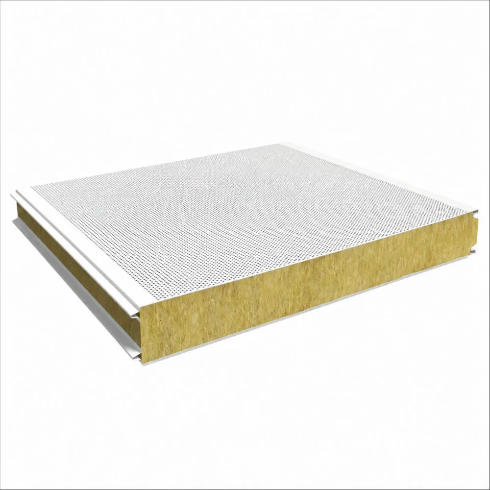 Perforated Acoustic Rock Wool Wall Panel