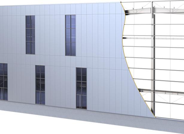 Vertical Installation Scheme for Rock wool Wall Panels