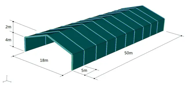 Steel Building Length Width and Height