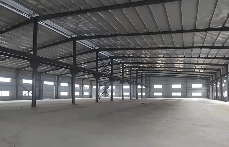 Steel structure warehouse building for industrial storage