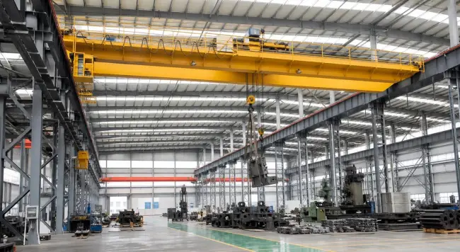 workshop overhead crane steel structure